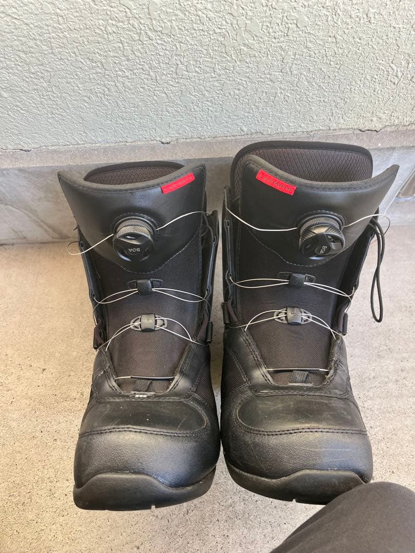 BOAシステム ブラック スノーボードブーツ