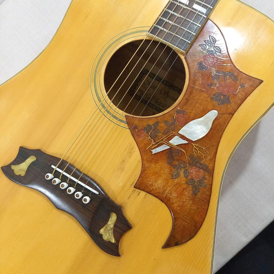 ジャンク Kiso-Suzuki アコースティックギター W-65DA 日本製