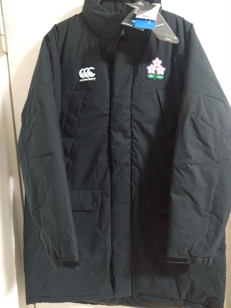Canterbury 日本ラグビー 防寒ロングコート Lサイズ