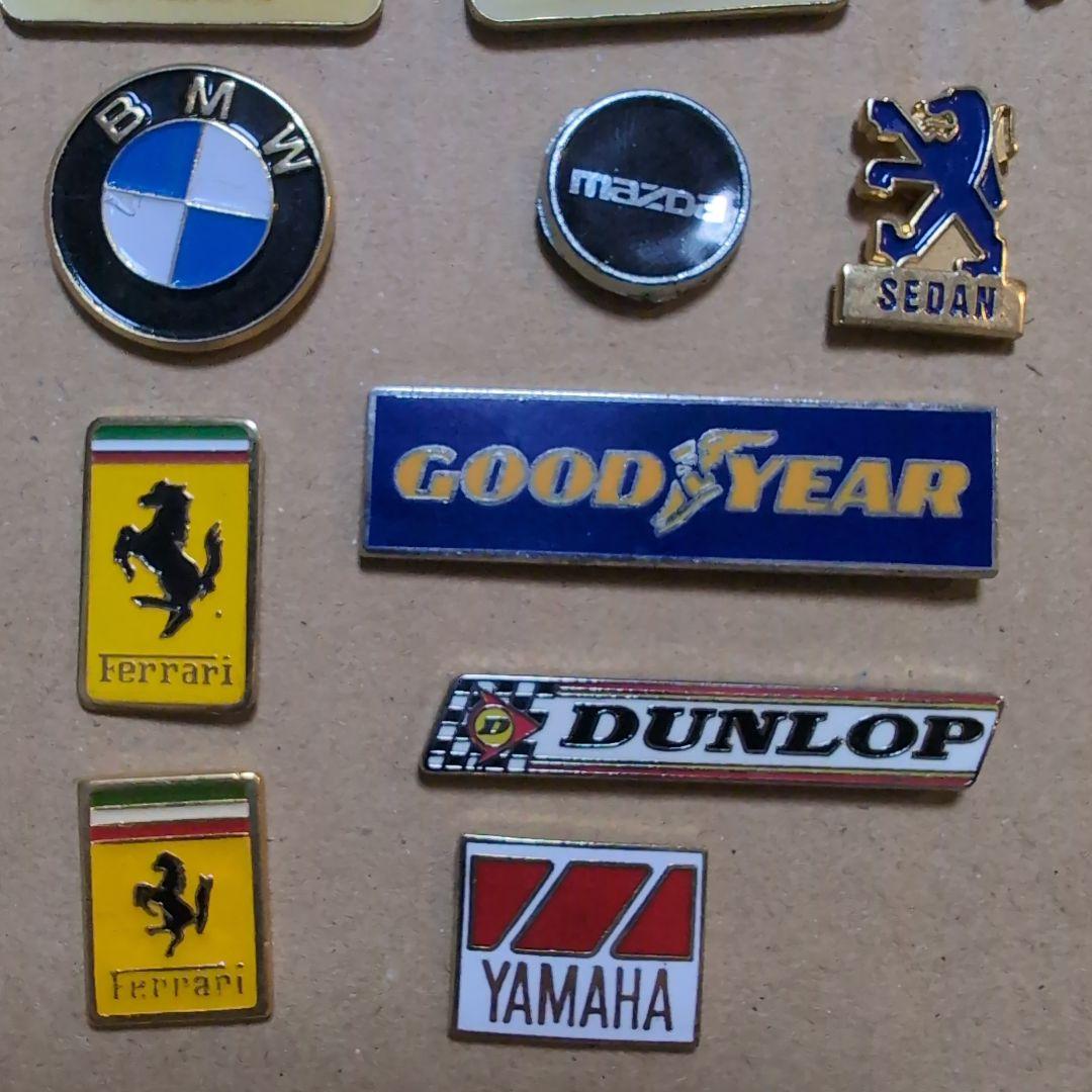 自動車系ヴィンテージブピンバッジセットピンズ／FerrariMobilShell
