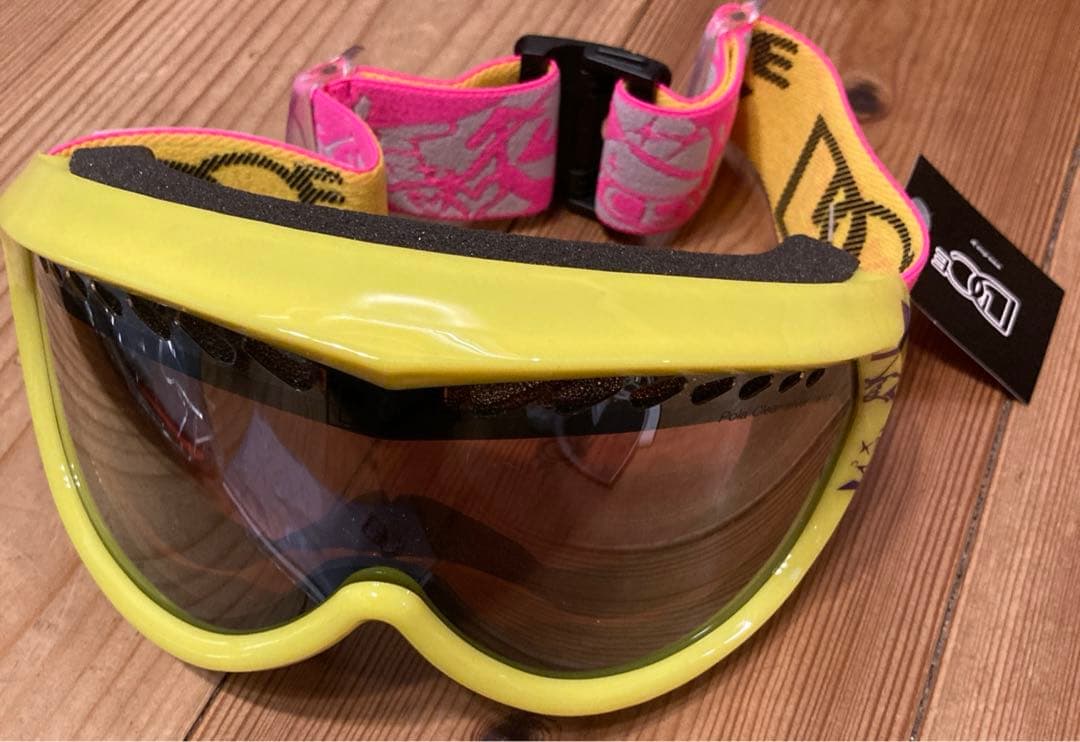 新品　スキー スノーボード ゴーグル DICE ダイス　イエロー