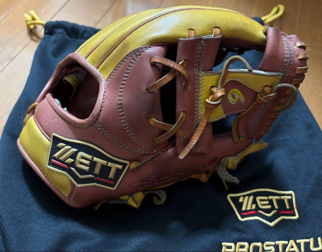 グ*け様 や*)様 ZETT 軟式グローブ 今宮健太 モデル　プロステイタス オ