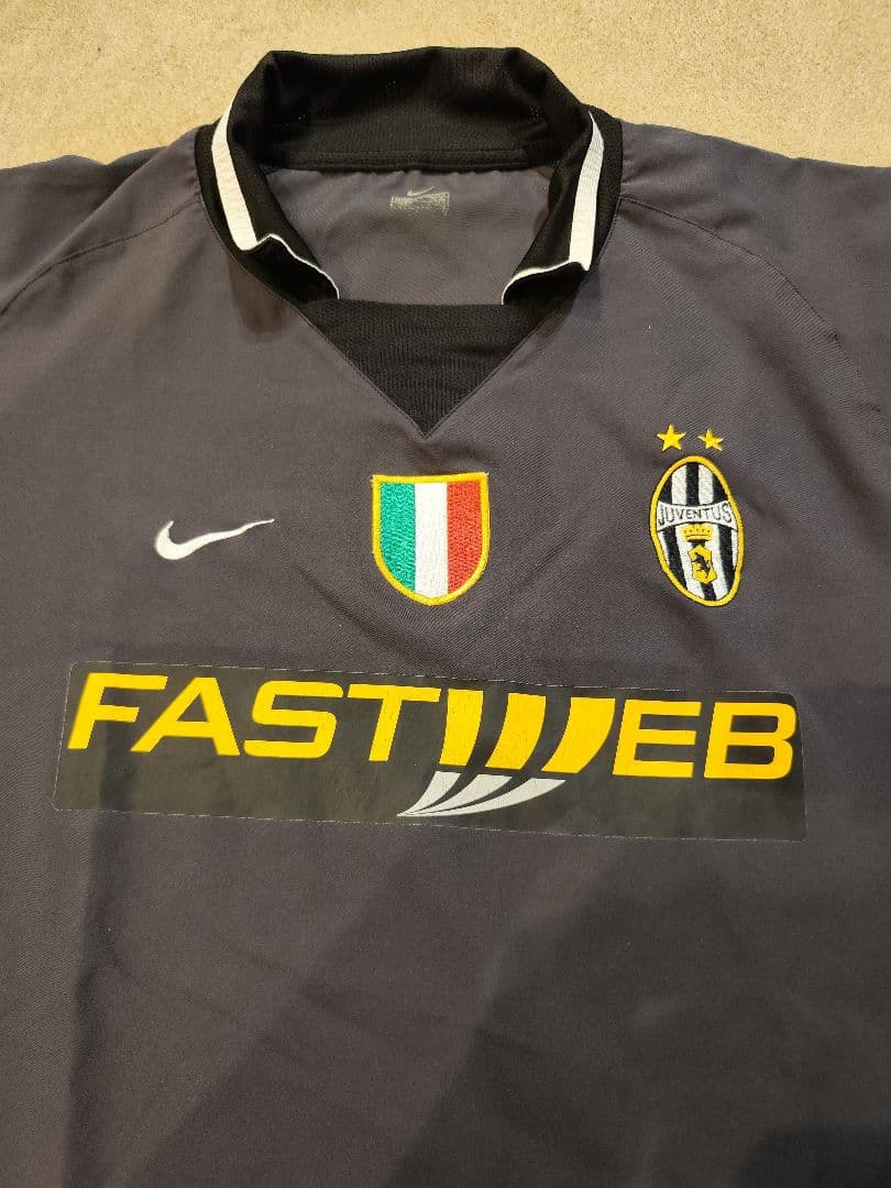 NIKEナイキ ユベントス ゲームシャツ サッカー ユニフォーム　Ｌサイズ