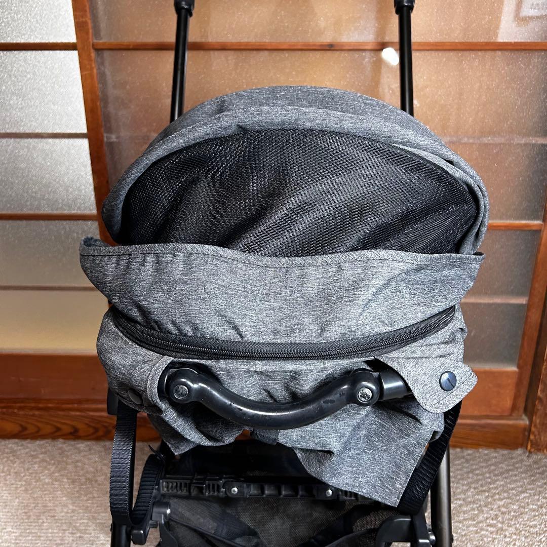 美品 コムペットペットカート　ミリミリライトアルファ　ブラック