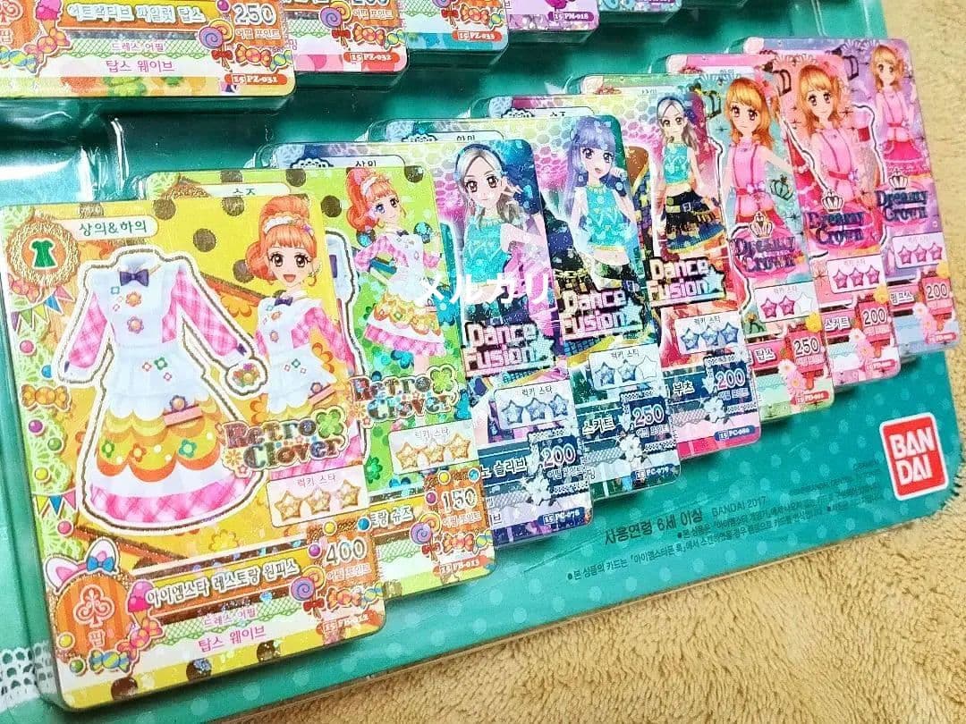 【韓国版　アイカツカード18枚セット】