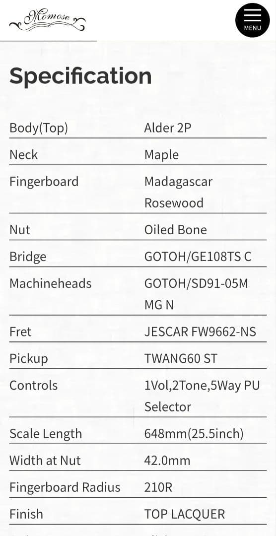 tak ki　Momose MST1-STD/NJ BLK