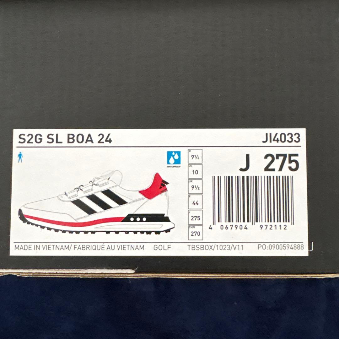adidas ゴルフシューズ JM4033 275サイズ