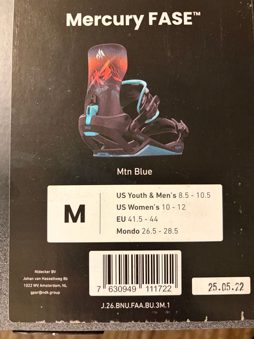 新品25/26 JONES MARCURY FASE ART (M) バイン