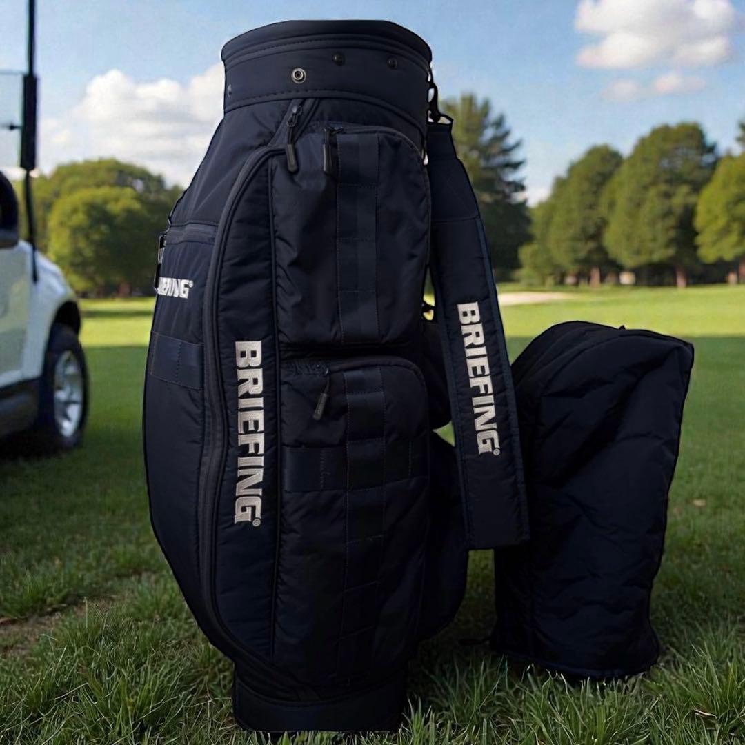 ブリーフィング　キャディバッグ　ネイビー　CR-6 紺 軽量　ユニセックスモデル