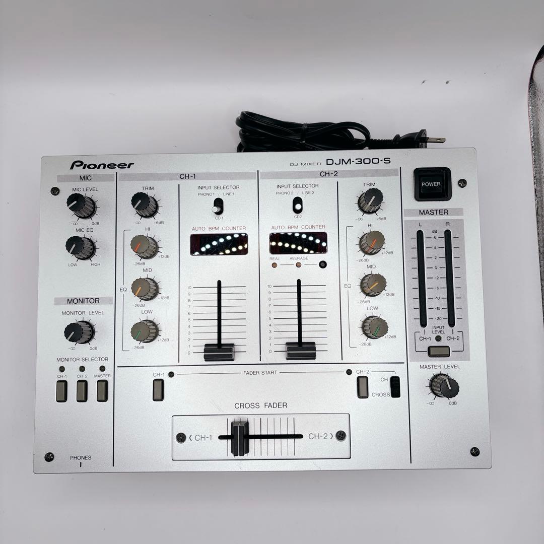 Pioneer パイオニア DJミキサー DJM-300-S シルバー 美品