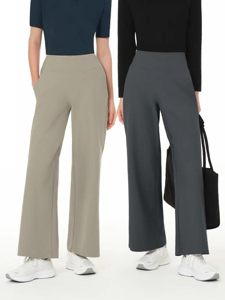 Andar Airwarm 裏起毛マキシワイドレギンス 　Lサイズ　ロング丈