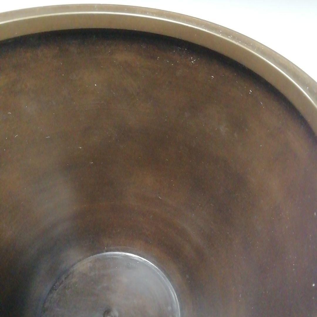 Ｗ１５７　建水　『唐銅　建水』『風炉師　黒瀬宗康 造』　共箱　茶道具