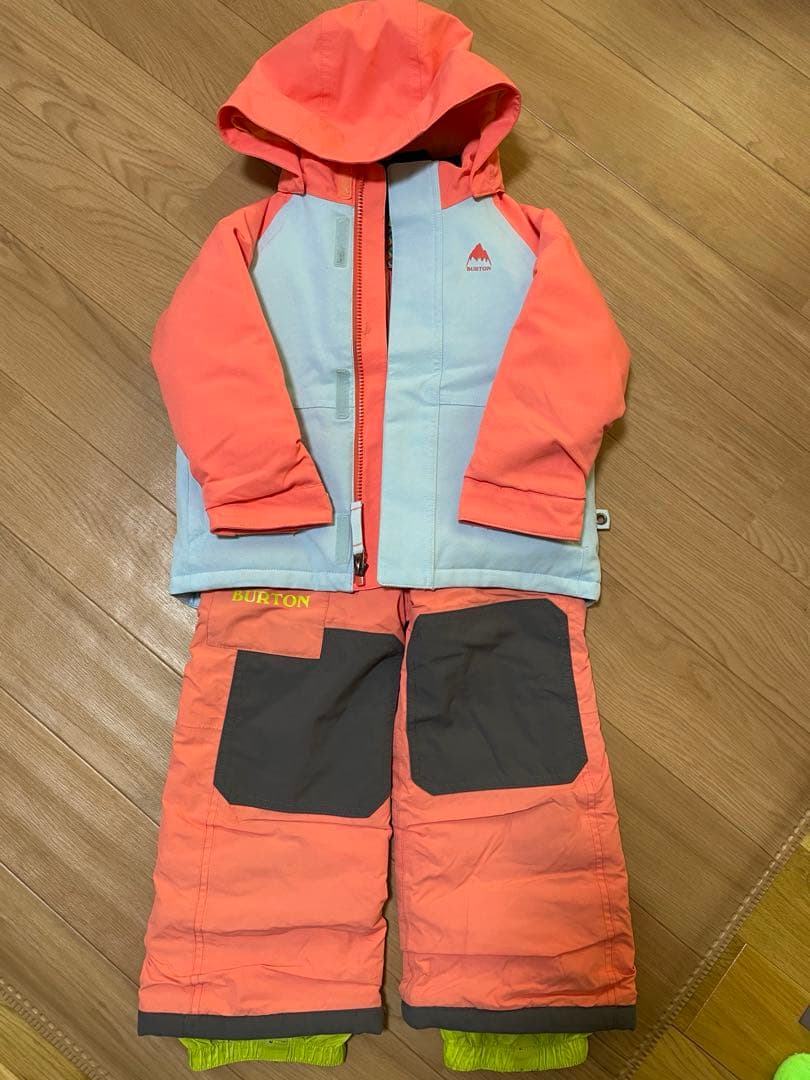 限定子供用スノーボードウェア Burton クラシックJK 4Tパンツ4Tセット