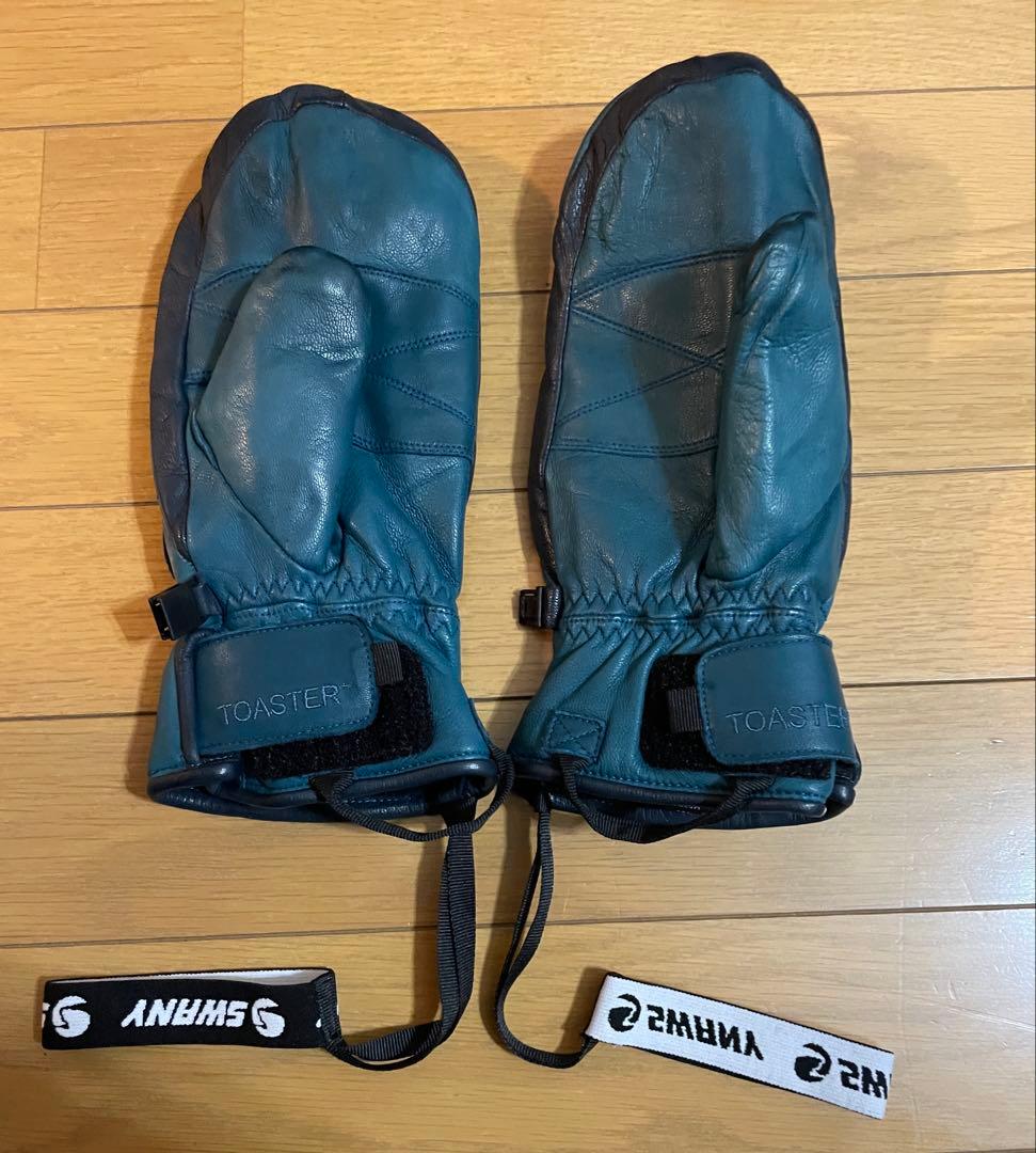 スワニー　スキー　スノーボード　レザーグローブ　swanny メンズM