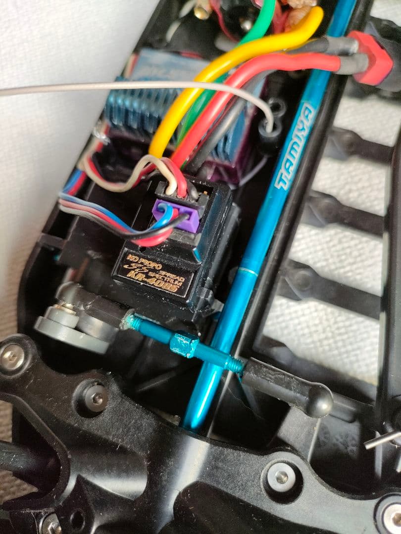 タミヤ TB03 OP多数　2.４GHｚプロポ、メカ一式セット