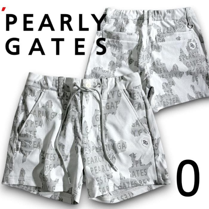 パーリーゲイツ ゴルフ 迷彩柄 ストレッチ ショートパンツ ウェア 0