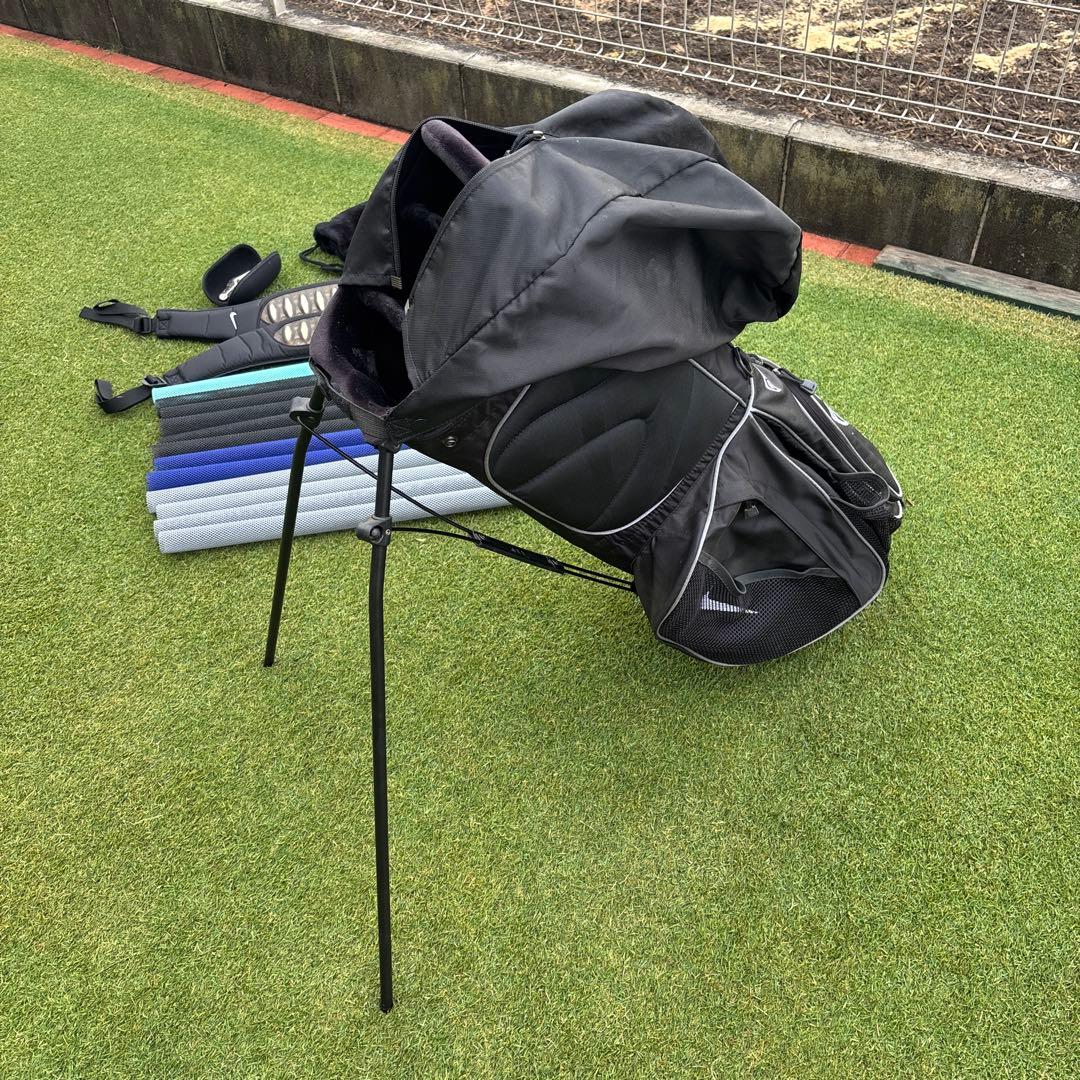 【激安】ナイキ NIKE キャディバッグ ゴルフ スタンド型 ミニゴルフバッグ付
