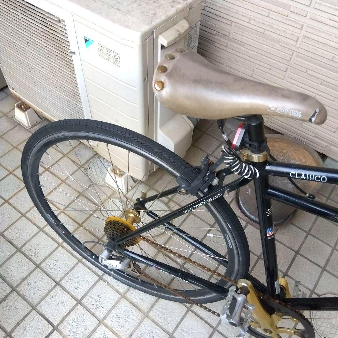 引取限定　クロスバイク アルミフレーム ブラック