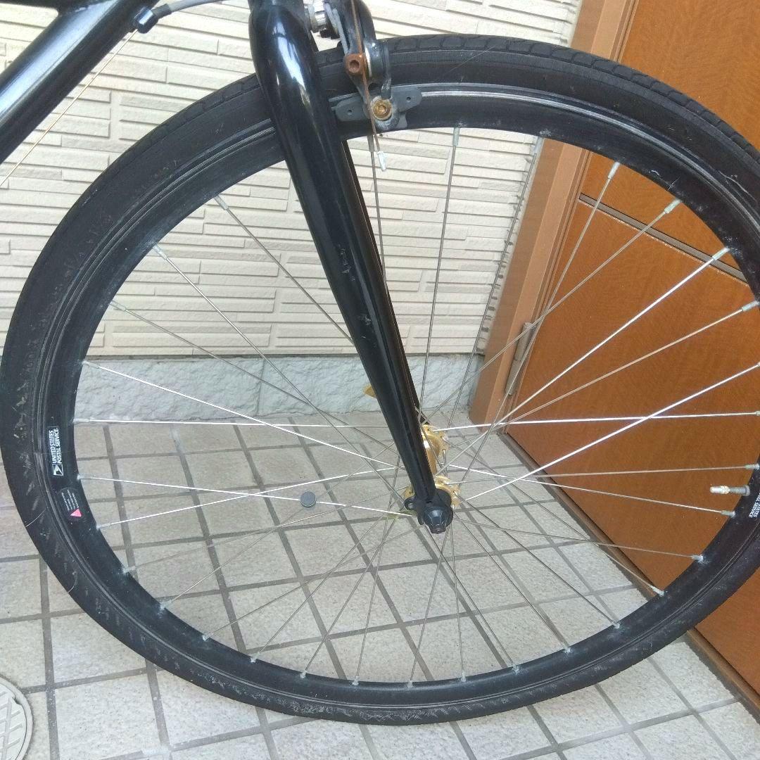 引取限定　クロスバイク アルミフレーム ブラック