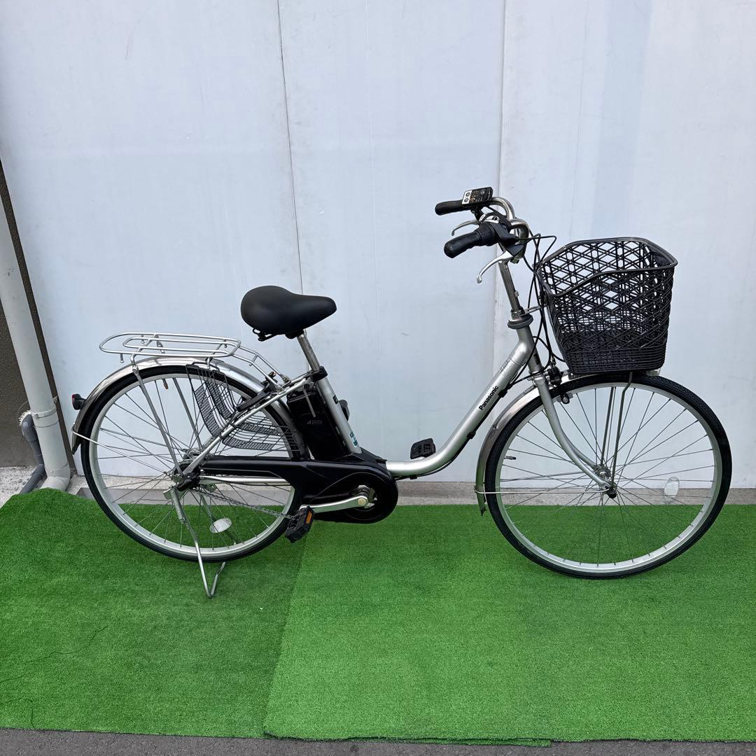 Panasonicパナソニック電動アシスト自転車26インチ8.9Ahシルバー2