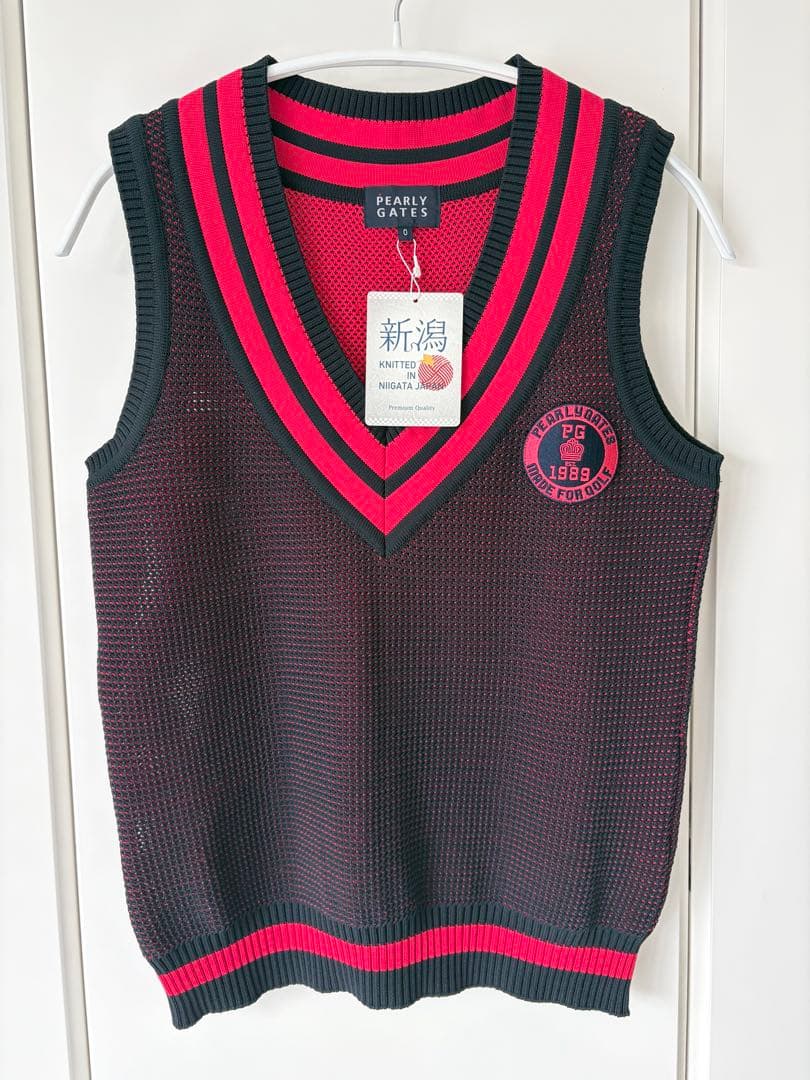 未使用タグ付　パーリーゲイツ ベスト　レディース 0