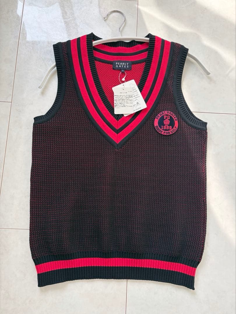 未使用タグ付　パーリーゲイツ ベスト　レディース 0