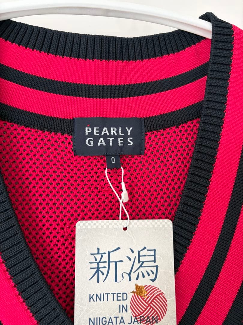 未使用タグ付　パーリーゲイツ ベスト　レディース 0