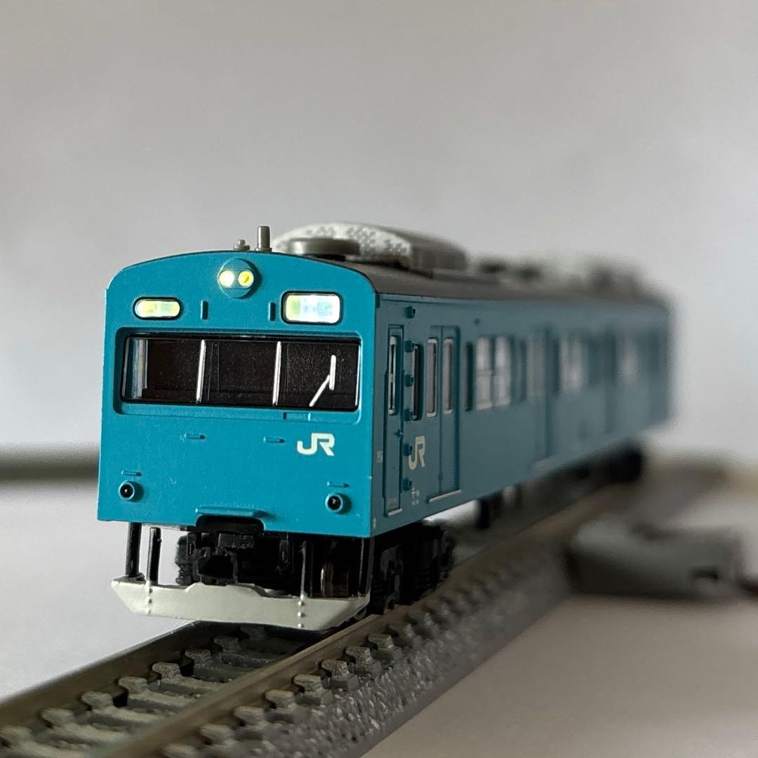 マイクロエース　103系 分散冷房車・スカイブルー京葉線付属編成タイプ4両セット