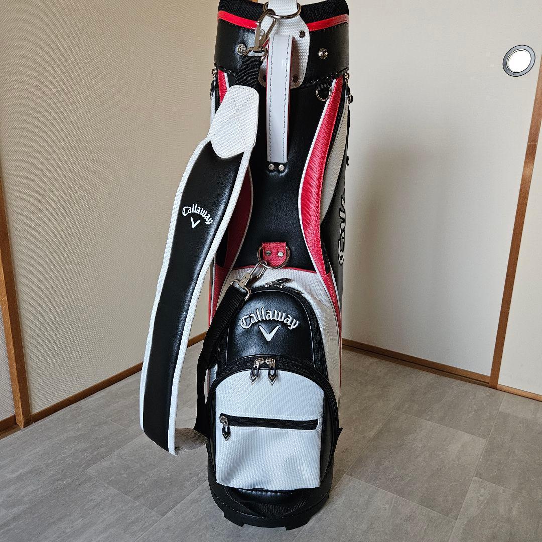 大人気 Callaway キャロウェイ ゴルフバック黒✖赤✖白 5分割