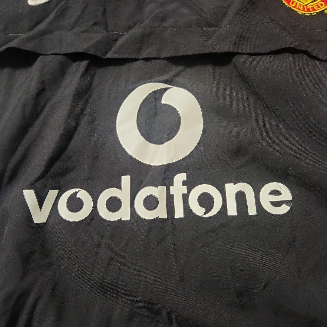 Nikeマンチェスター・ユナイテッド ウィンドブレーカー黒ブラックボーダフォン