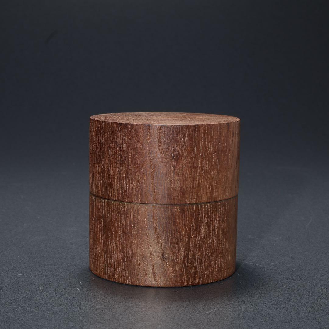 棗　茶入　中次　本桑　道場宗廣　共箱　R1684