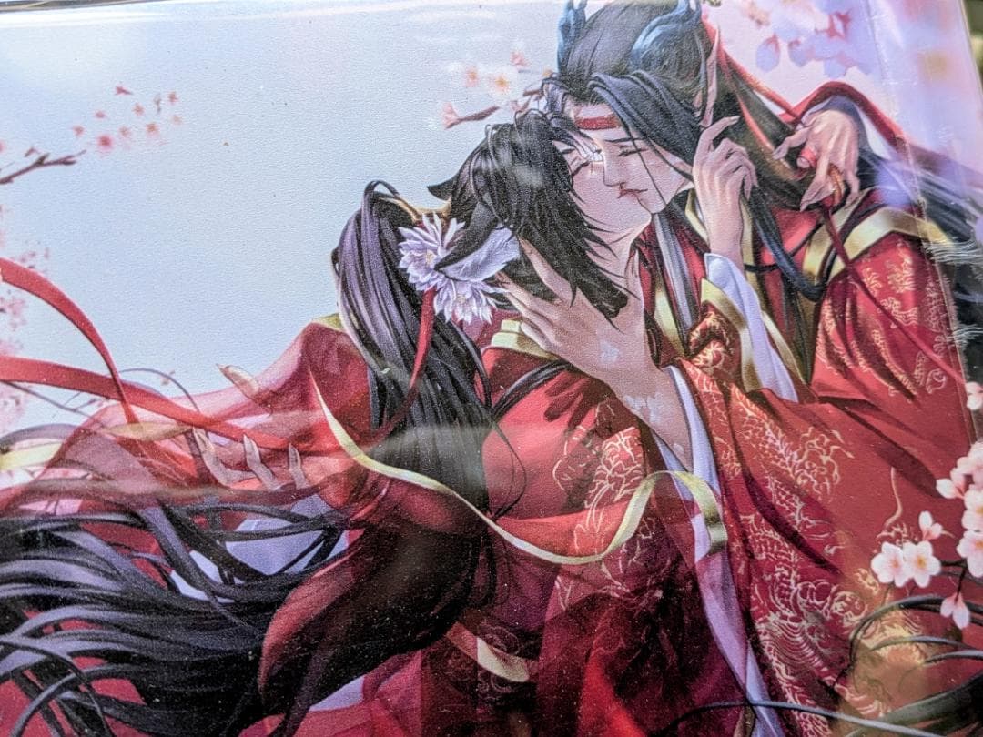 魔道祖師　アクリルイラストカード3点、チケット風カード12枚　まとめ