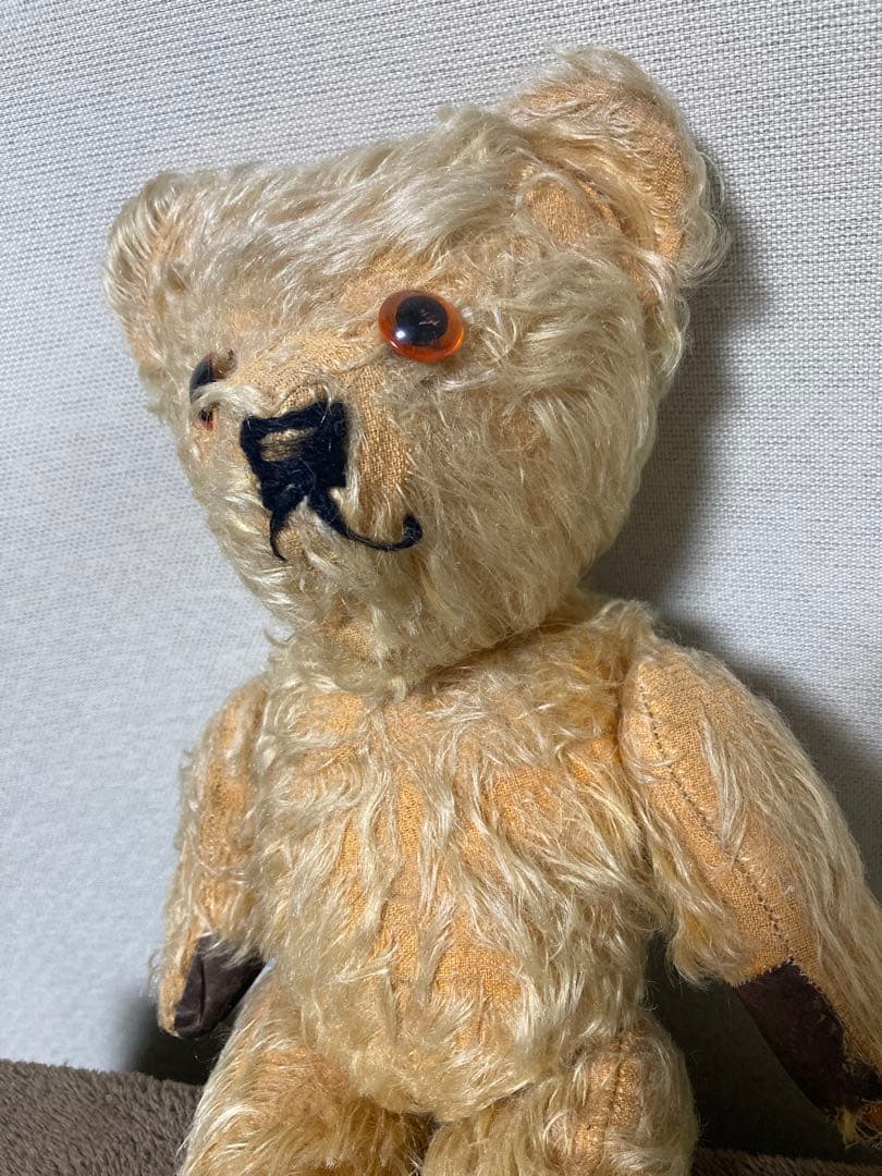 アンティークベア　テディベア　ビンテージ　イギリス　モヘア