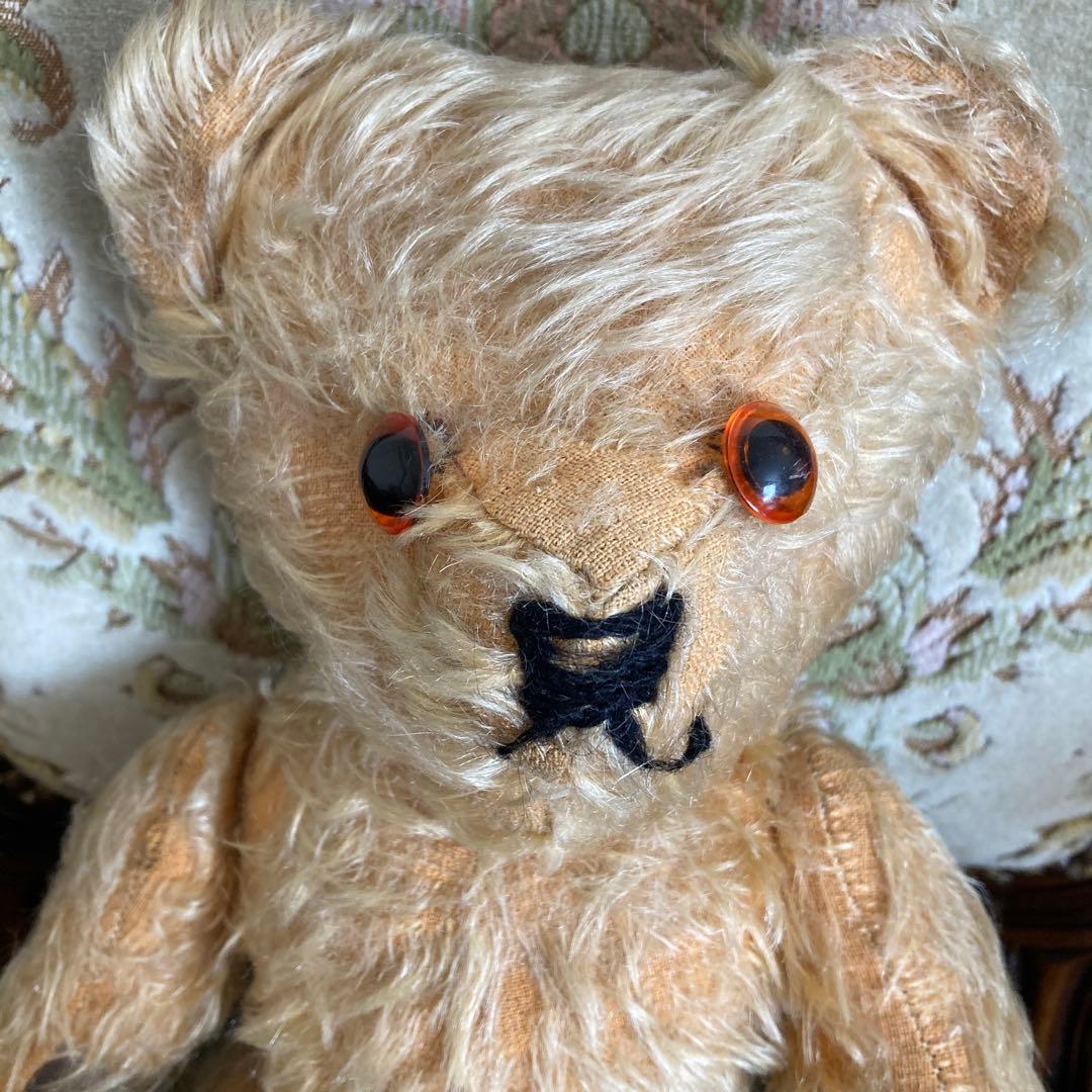 アンティークベア　テディベア　ビンテージ　イギリス　モヘア
