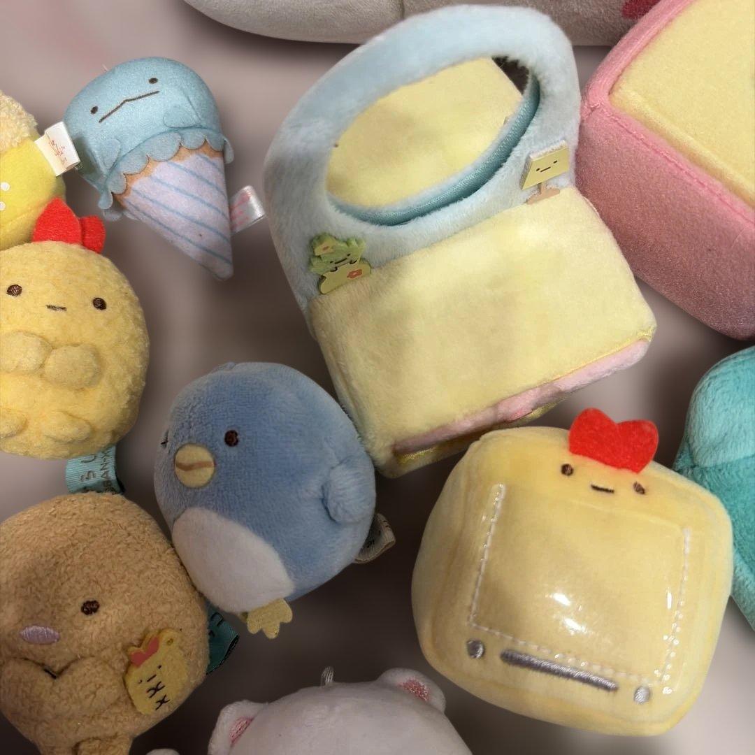 すみっコぐらし　てのり　ぬいぐるみ　冷蔵庫　救急車　19点