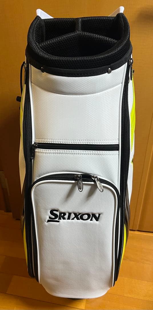Srixon スリクソン　キャディバッグ ホワイト/イエロー　9.5型