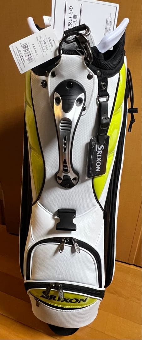 Srixon スリクソン　キャディバッグ ホワイト/イエロー　9.5型