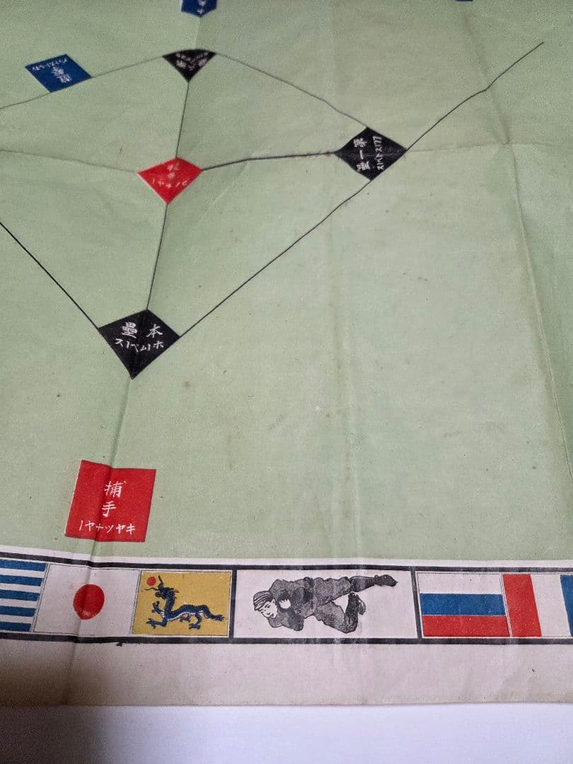 珍品　明治40年発行　新案室内ベースボール　ボードゲーム