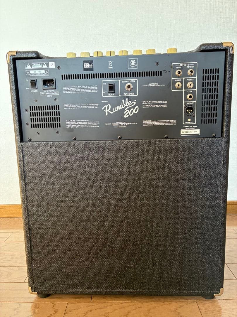 フェンダー　ベースアンプ　ランブル200 V3 (月末.土日の値引き中 )