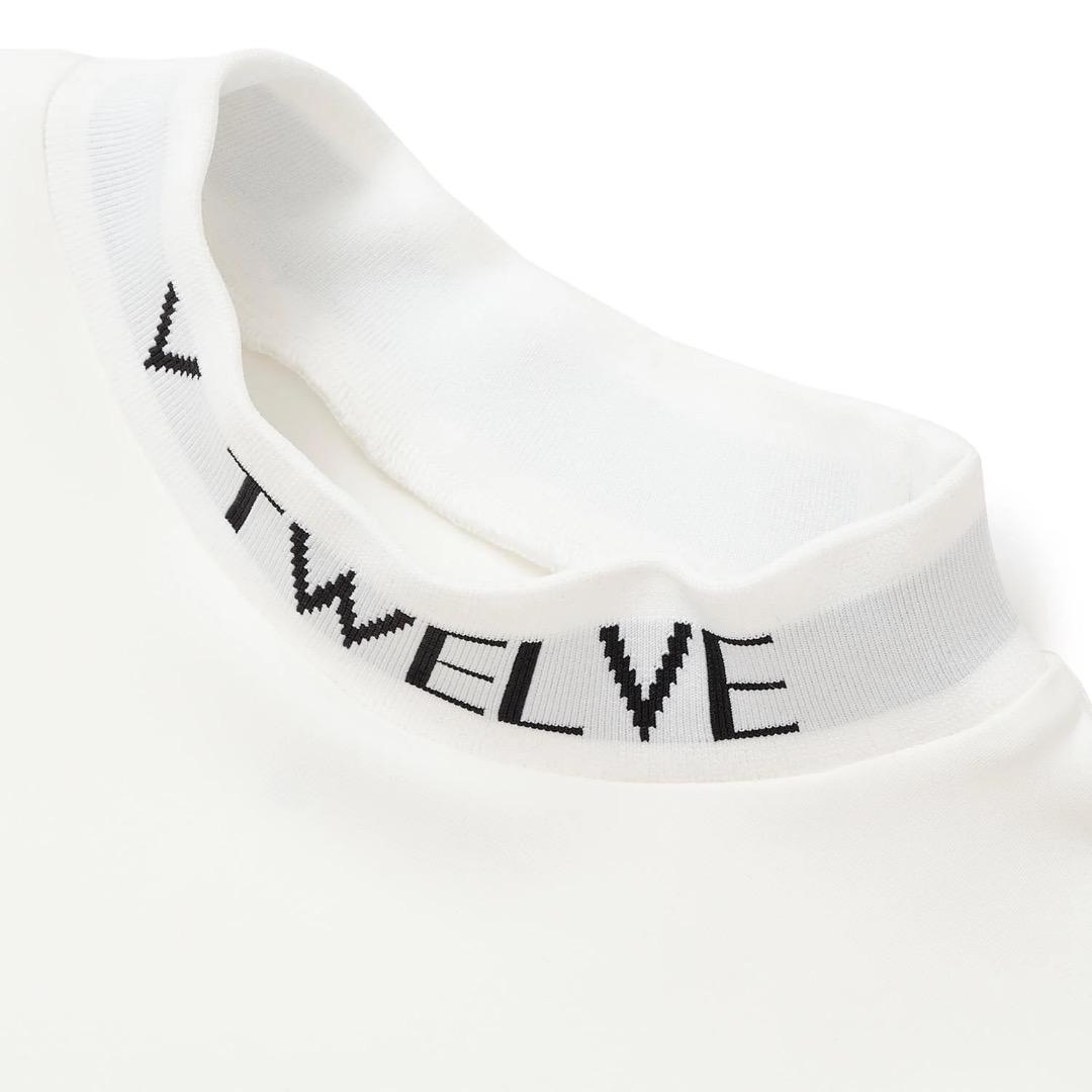 V12 メンズ モックネック 白　L 未使用