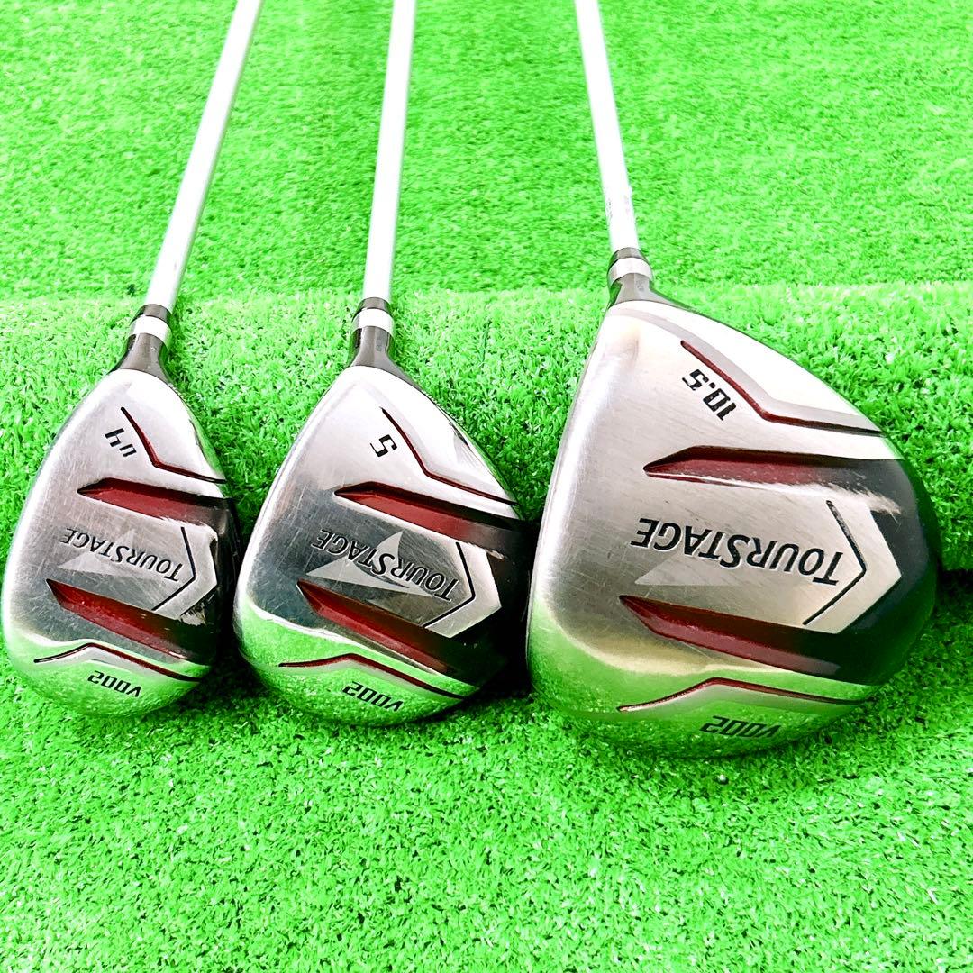 大人気　ブリヂストン　ツアーステージV002 ゴルフクラブ　10本セット　R