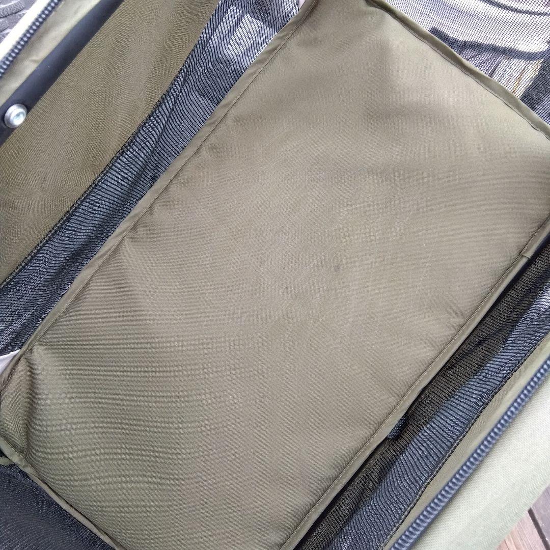 ペットカート 二段式 オリーブグリーン