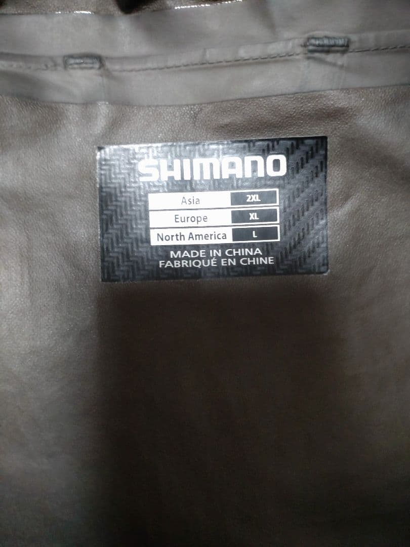 シマノ レインジャケット　ゴアテックス　2XL