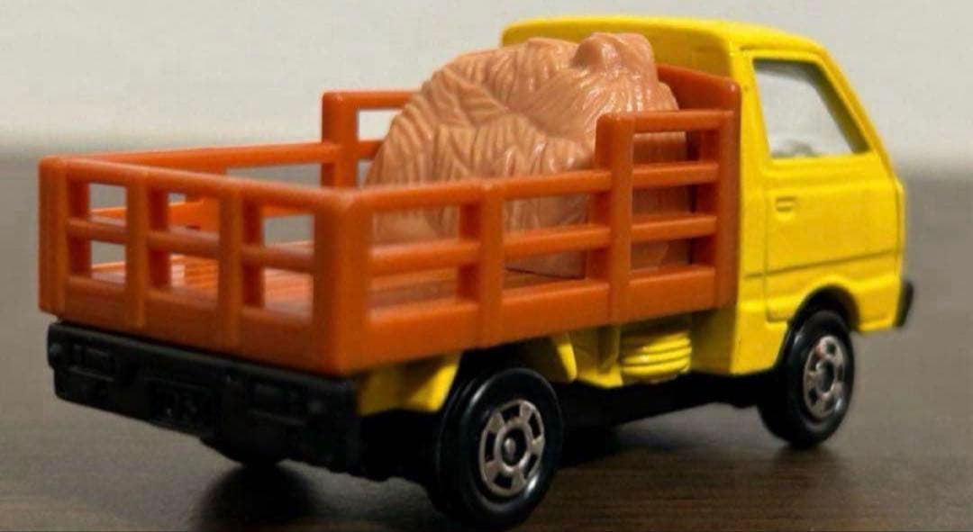 トミカ スズキ キャリィ 家畜運搬車 黄