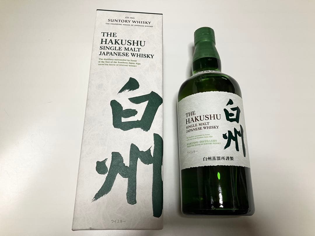 化粧箱付き白州　Suntory Hakushu Single Malt 40%