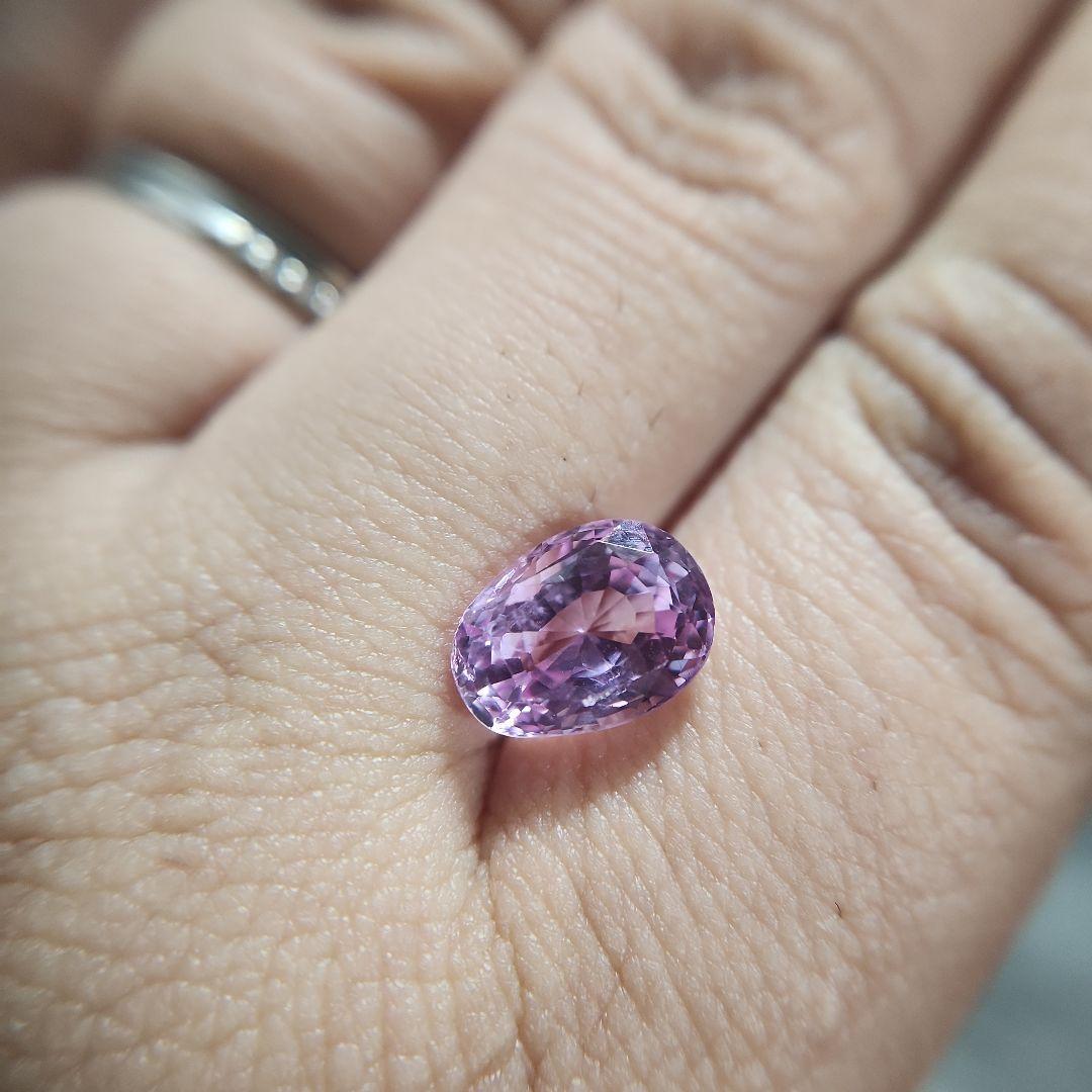 特大！高品質非加熱天然ピンクサファイア 3.787ct