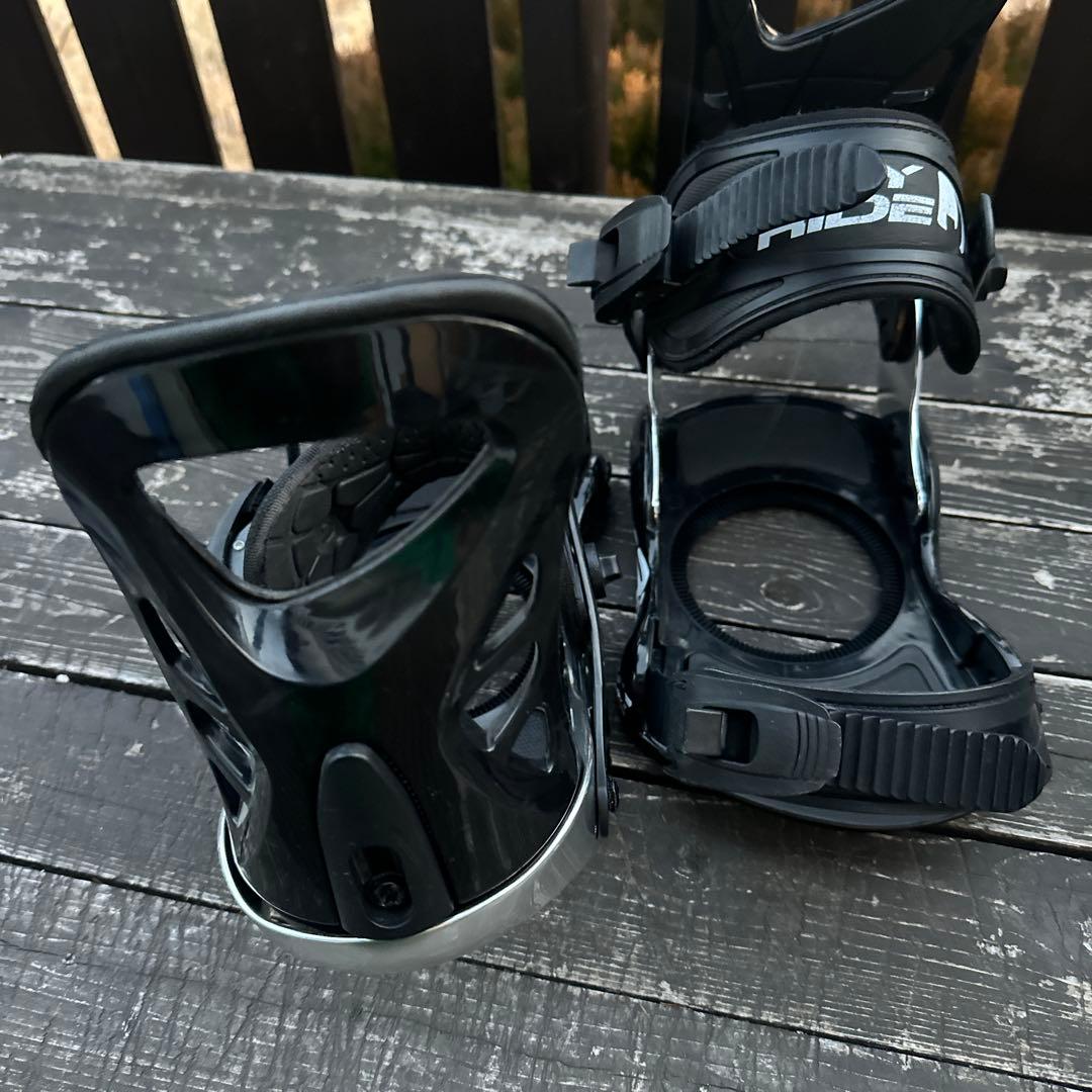 LIEW様JOYRIDE スノーボード ビンディング アルミヒールカップ 黒