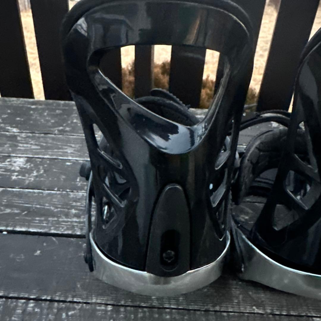 LIEW様JOYRIDE スノーボード ビンディング アルミヒールカップ 黒