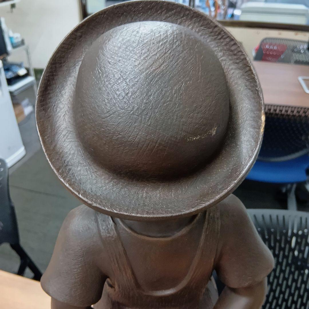 玉野勢三　ブロンズ　高さ約55cm　彫刻　銅像　置物