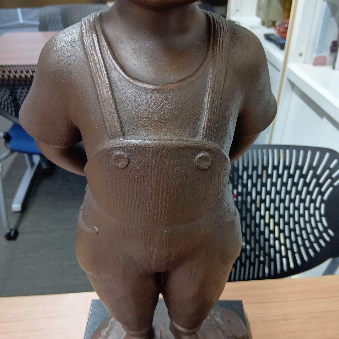 玉野勢三　ブロンズ　高さ約55cm　彫刻　銅像　置物